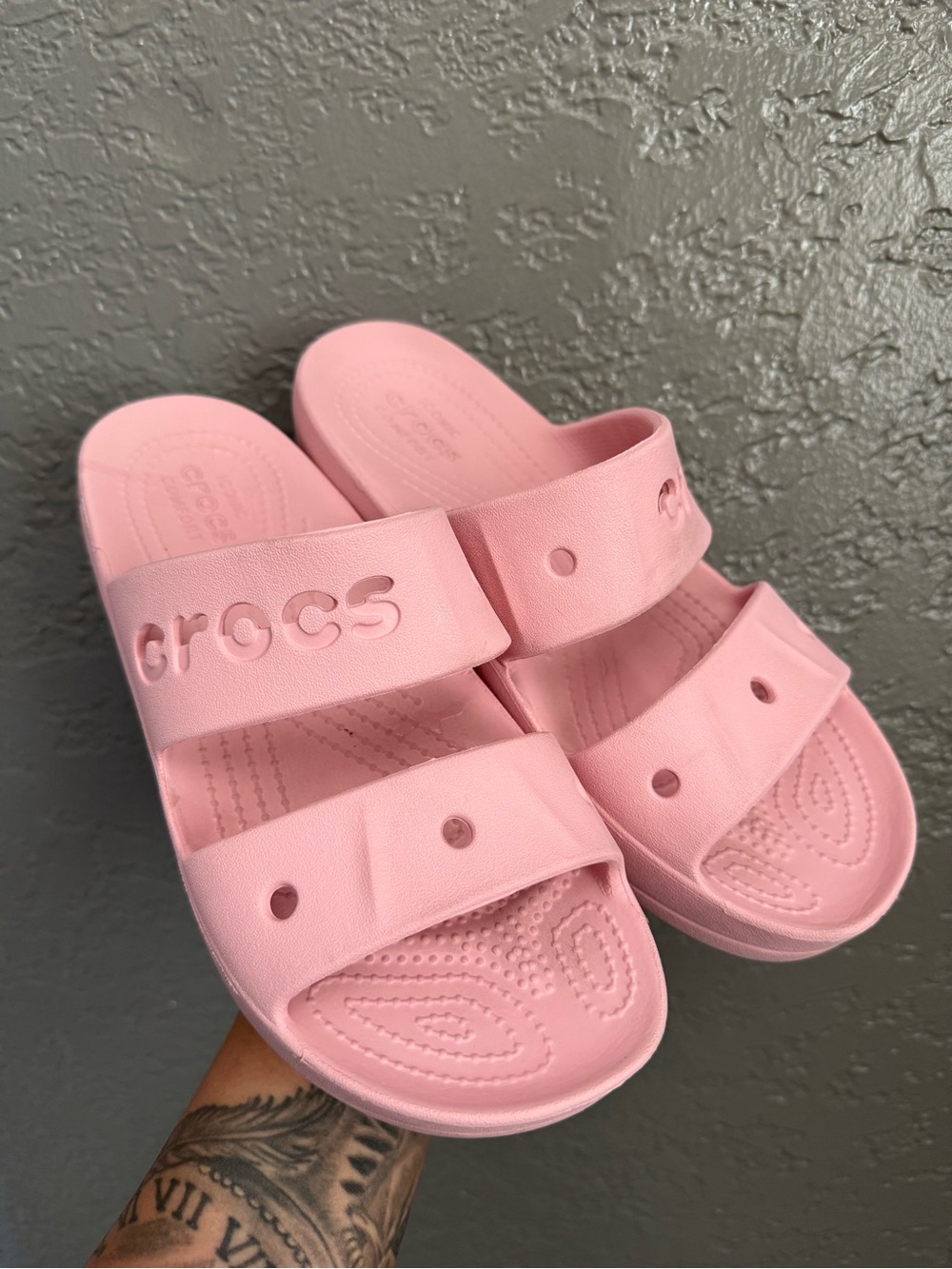 Woman’s Croc Platforms